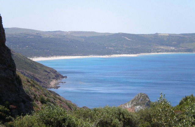 Seaside villa in the exclusive village with pool in Nebida, Sardinia South-West