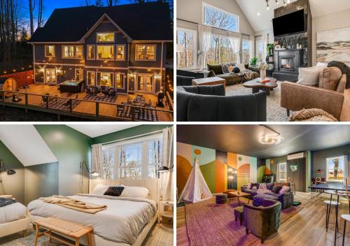 Secluded 5BR Stay,HotTub,Sauna,GameRoom,FirePit