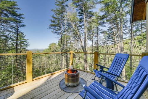 Secluded Brevard Cabin with Private Waterfall!