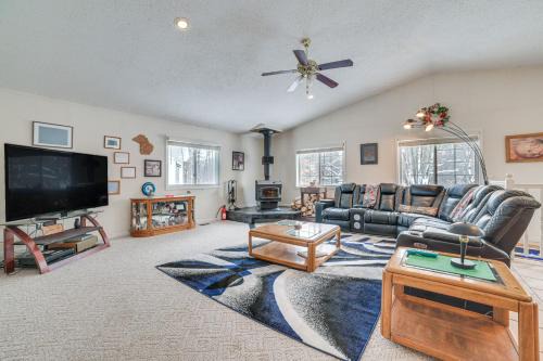 Secluded Mancelona Home with Gas Grill!