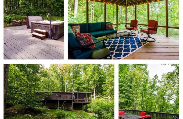 Secluded Oasis w Hot Tub, Screened-in Porch, WiFi!