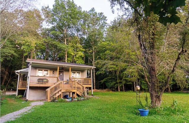 Shangri-La in Etowah: a serene + cheerful cottage near Pisgah & DuPont Forests