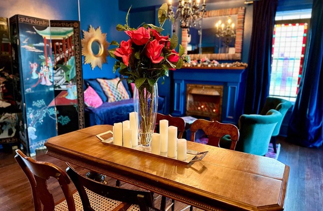 "Shepherdess": Mystic Blue Salon With River View