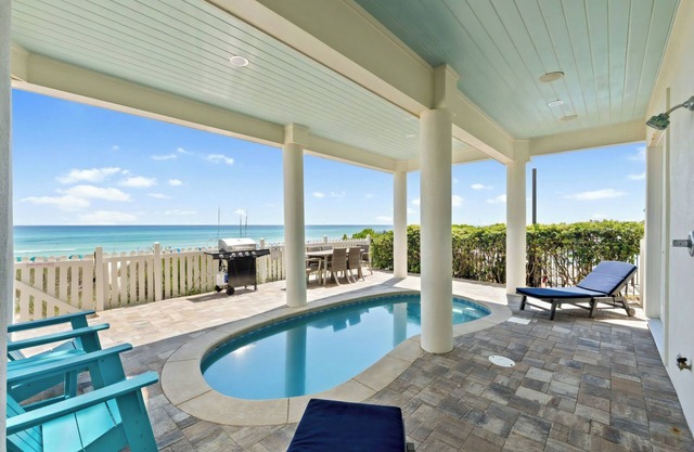 Shipwatch Palazzo | Gulf Views | Private Pool | Golf Cart | Steps to Beach