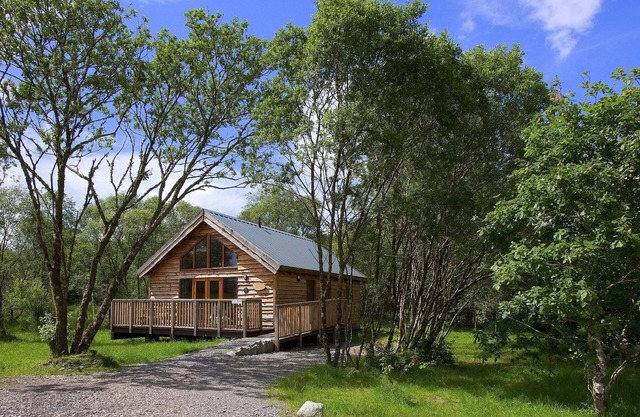 Silver Birch Cabin - Charming Log Cabin with bags of character and hot tub.