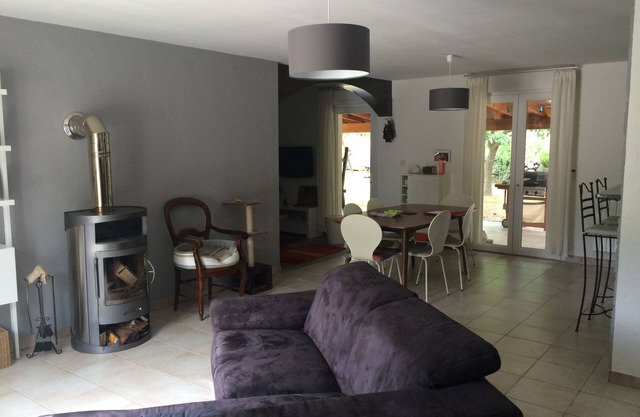 Single storey house, 3 bedrooms, quiet in Ardèche