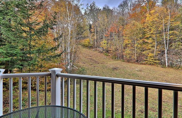 Ski-in/out condo with fireplace, tennis court, mountain views, & washer/dryer