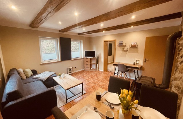 Small apartment by the stream
