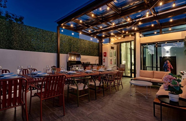 Spacious Retreat Roma Sur, Private Rooftop Terrace, BBQ, AC & Gym