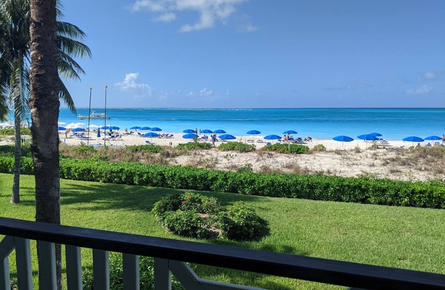 Spectacular Beachfront Condo, Ocean Views of Grace Bay, Suite #123