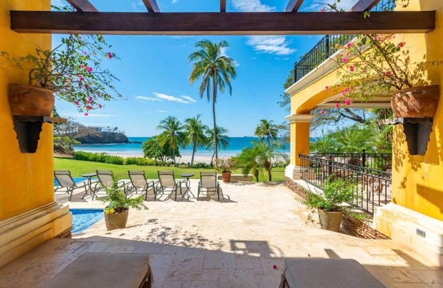 Spectacular Mediterranean-Style Mansion with Beachfront Views in Playa Flamingo