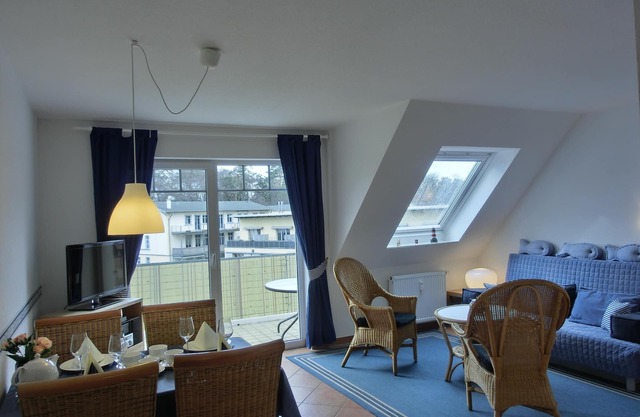 Strandnahe Fewo für 4 + 1 Personen, mit Wlan