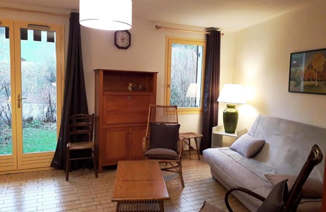 Studio double cabine 36m² au calme, jardinet et parking, à 10 min à pied du village - 4 pers. - FR-1-689-93