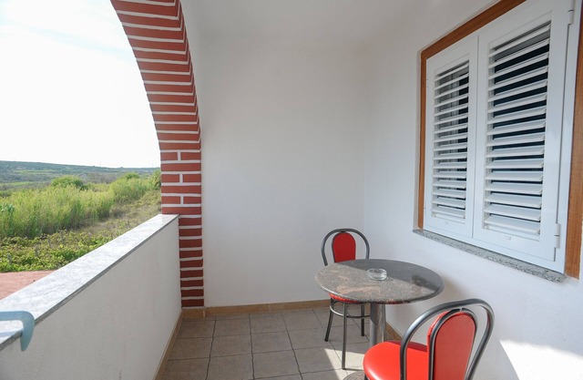 Studio flat with terrace and sea view Caska, Pag (AS-4109-c)