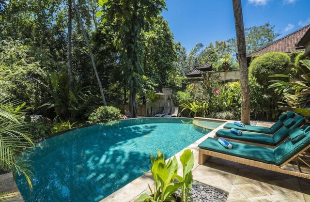 Stunning, fully staffed villa with pool and tropical gardens.