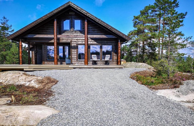Stunning Home In Vatnestrøm With Sauna