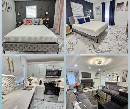 Stylish Duplex walk To Lake Eola Orlando. Sleeps 8