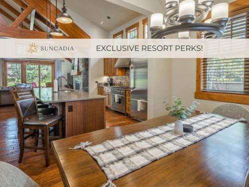 Suncadia 3 Bdrm Home with Hot Tub + Game Room in Resort Core