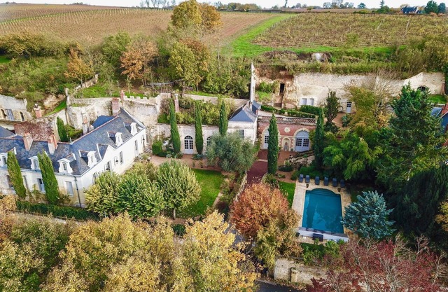 Superb and unique 18th century 10BR mansion with top comfort in the Loire Valley