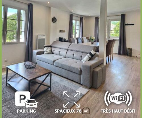 Superbe, T3 spacieux 78 m2, Neuf, Parking, Balcon