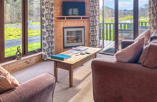 Superior and stunning stylish pine lodge.