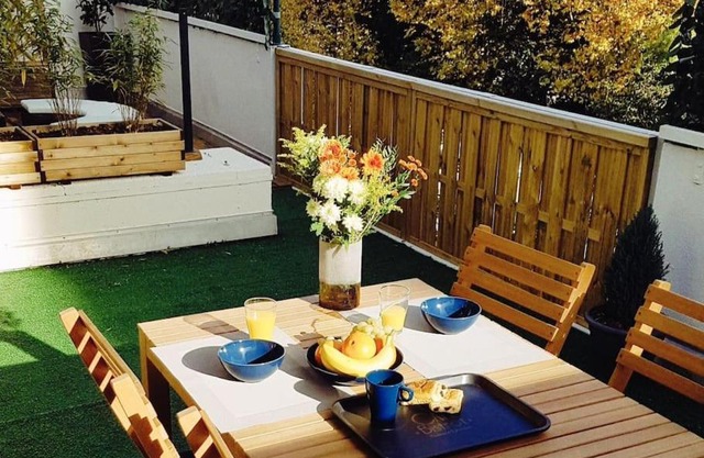 T2 avec terrasse à AIX -WIFI -Parking gratuit -Calme