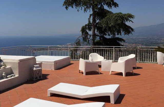 TAORMINA BLUE SKYLINE - SEA - ETNA - STARS -