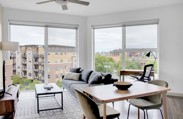 Tasteful Ballard 1BR w/W/D, BBQ & Gym, near Waterfront, by Blueground