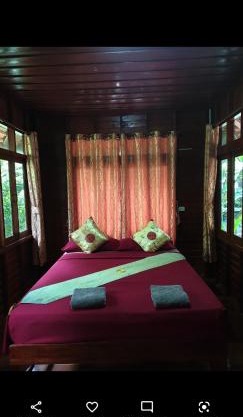 Thai authentic wooden house at Kata