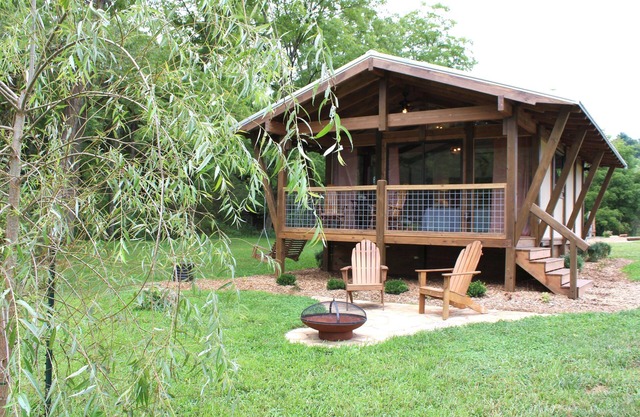 The Carson at Ridgeview. Asheville rental! Luxury Glamping!