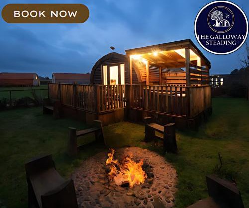 The Galloway Steading - The Stag Hoose family cabin with Hot Tub and Fire Pit