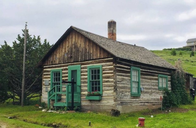The Governor Meagher Cabin in Virginia City