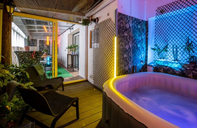 The magnificent villa with jacuzzi, sauna and heated swimming pool