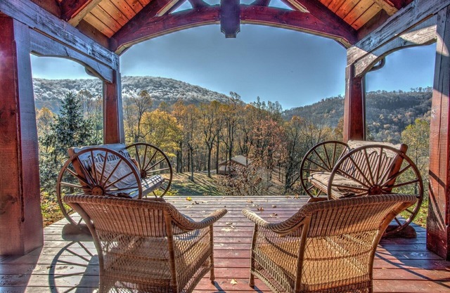 The Poplars at Bearwallow Mountain | Two Combined Lodges| Pavilion for Weddings and Events