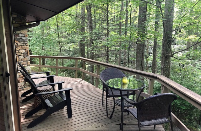 The Round House at Indian Cove; Mountain Cabin on 8 acres w/Tree House Views.