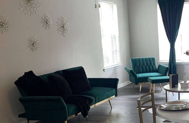 This uniquely styled home away from home