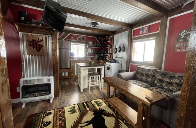 Timberframe Cabin in the Alaskan Backcountry