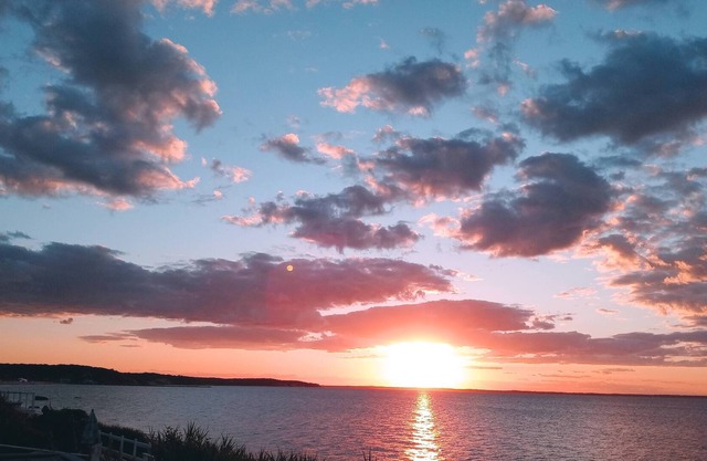 To the left is the Shinnecock Canal and straight ahead is the Great Peconic Bay!