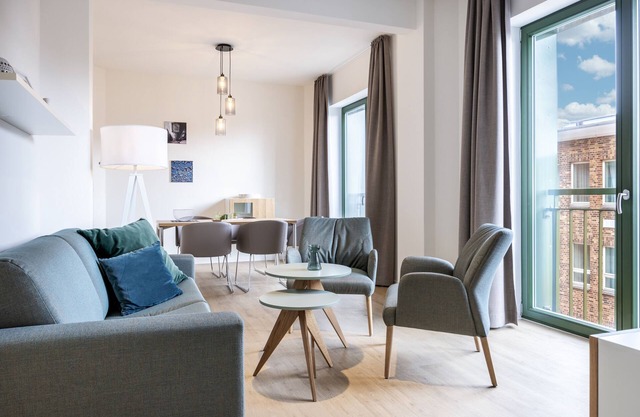Topmodernes, Barrierearmes Apartment in Erstklassiger und Zentraler Hafenlage