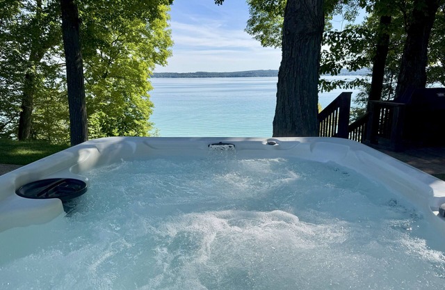 Torch Lake Waterfront w/Hot Tub & Pontoon Rental