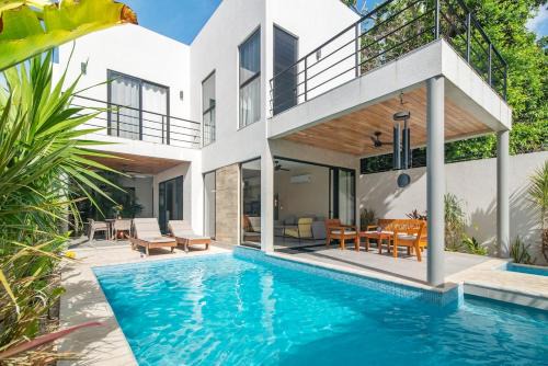 Tulum Private Villa Karol For10-BBQ-5 Beds-Pool-Parking
