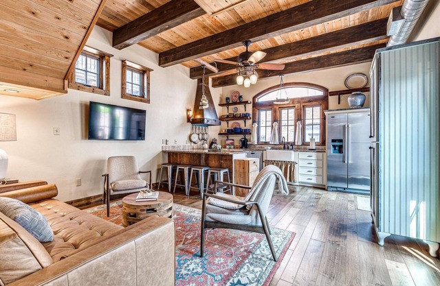 Tuscan feel with outdoor fireplace and cooking.