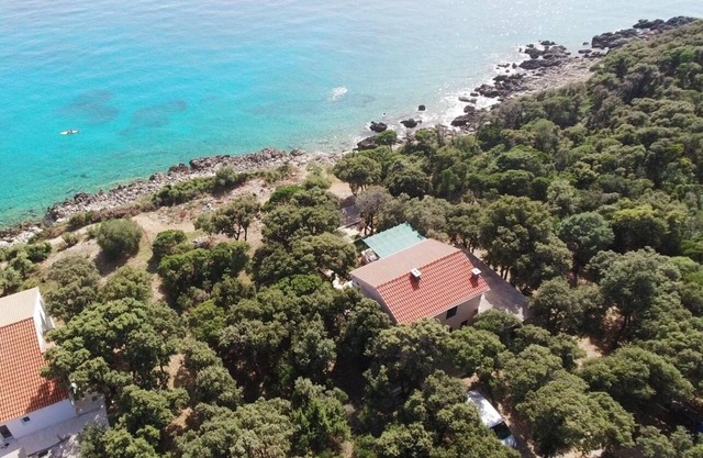 Two bedroom apartment with terrace and sea view Cove Mulobedanj, Pag (A-16285-b)