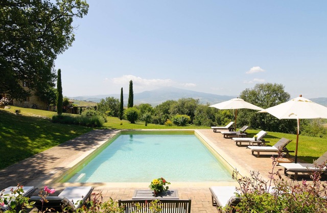 Unique view 3 bdr villa with pool & A/C in Pienza | Oriolo