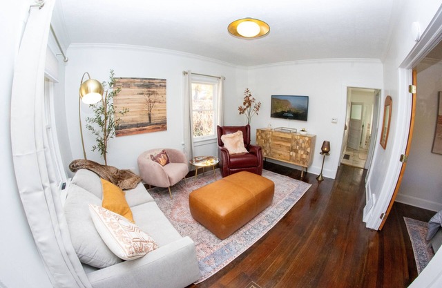 Urban Escape near Mountains: Entire Sugar House 3BR Apt. Wi-Fi Laundry