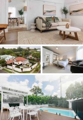Urban Getaway Bardon Luxe 3 bed 2 bath and pool