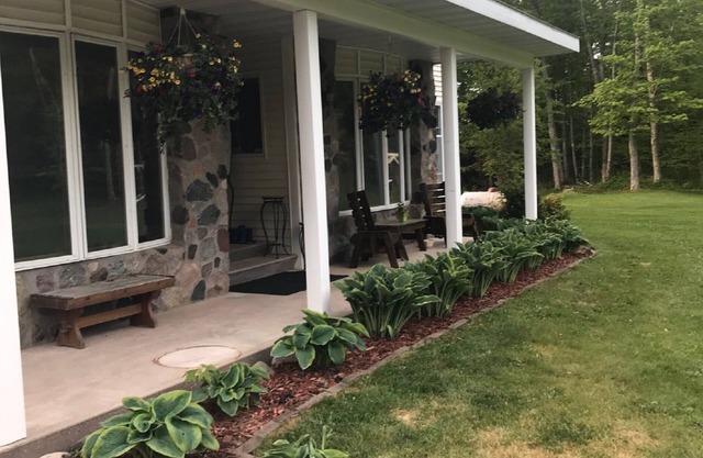 View of Majestic Keweenaw Bay, Sauna, Hot tub, Swimming Pool, & More!