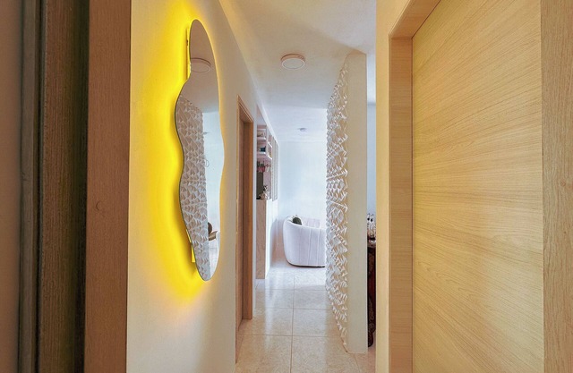 View of the sea and historic center