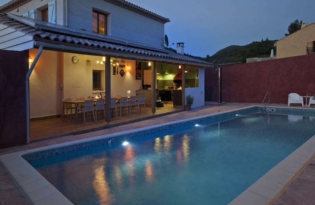 Villa in Roquebrun with Heated Pool & Terrace