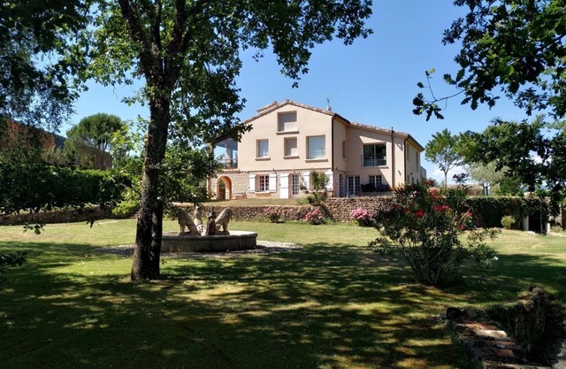 Villa large pool and panoramic view Ardeche Cevennes
